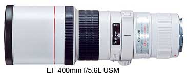 Canon EF 400mm f/5.6L USM lens